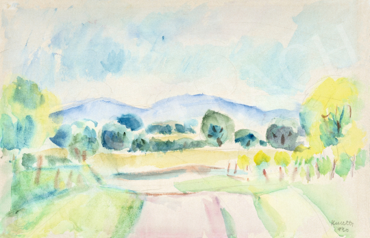  Kmetty, János - Landscape in the Spotlight, 1940 | 66th Auction auction / 119 Lot