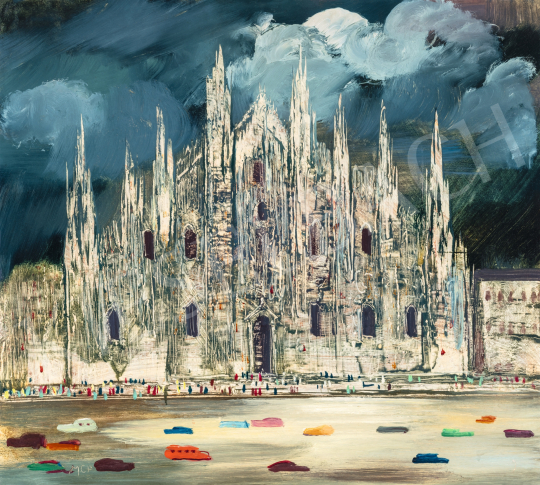  Molnár C., Pál - Milan Cathedral (Past and Present) | 66th Auction auction / 128 Lot