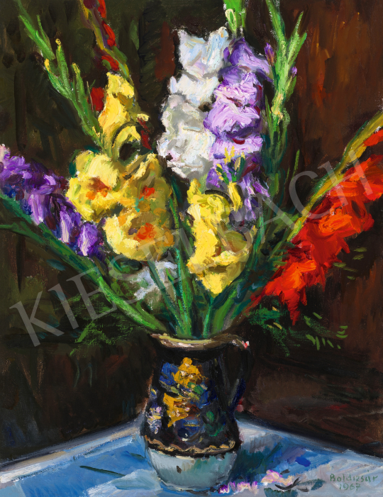  Boldizsár, István - Colorful Flowers in Vase, 1967 | 66th Auction auction / 145 Lot
