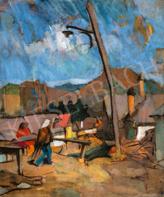 Nagy Oszkár - Felsőbánya őszi napsütésben | 66. Aukció aukció / 146 tétel