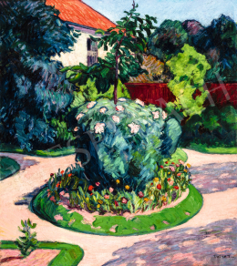  Pólya, Tibor - Detail of a Garden, c. 1910 