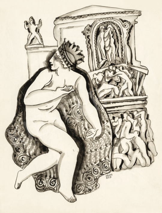  Kádár, Béla - Mythological Scene | 66th Auction auction / 156 Lot