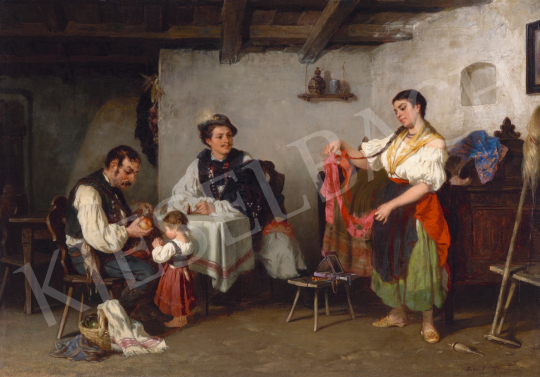 Böhm Pál - A vásárfia, 1877 | 66. Aukció aukció / 175 tétel