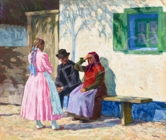  Nyilasy, Sándor - Conversation on the Garden | 66th Auction auction / 201 Lot