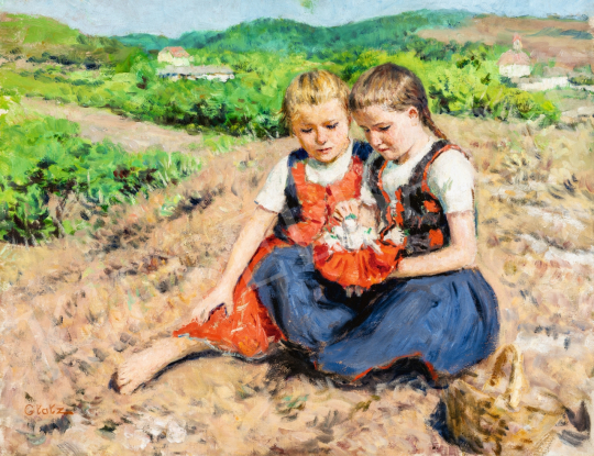  Glatz, Oszkár - Girls on the Field | 66th Auction auction / 202 Lot