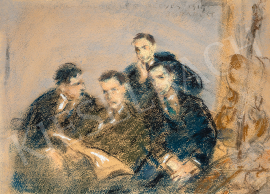 Rippl-Rónai, József - The Waldbauer-Kerpely String Quartet, 1919 | 66th Auction auction / 93 Lot