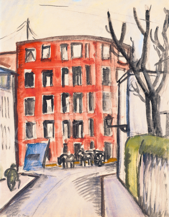 A. Tóth, Sándor - Parisian Street | 66th Auction auction / 126 Lot