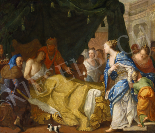  Ismeretlen olasz festő Antonio Bellucci (1654-1726) után - Antiochus és Stratonice | 66. Aukció aukció / 224 tétel