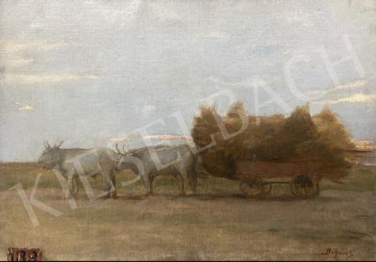 For sale Bihari, Sándor - Ox Chariot  's painting