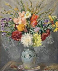  Boldizsár, István - Flower Still Life 1952 painting