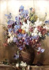 For sale  Dolányi Benczúr, Ida - Flower Still Life 's painting