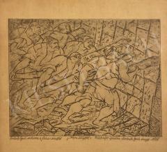 For sale Derkovits, Gyula - Gate Knockers, 1949  's painting