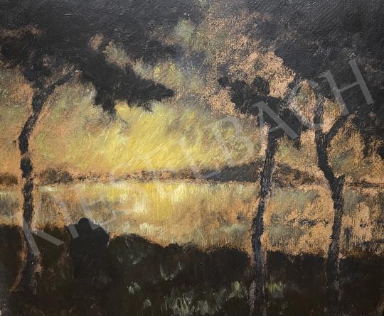 For sale Schadl, János - Golden Lights by the Lake Balaton 's painting