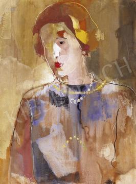  Bene, Géza - Woman with a Pearl Necklace | 5th Auction auction / 64 Lot