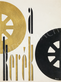 Berény Róbert - A Kerék című autós magazin címlapja, 1929 