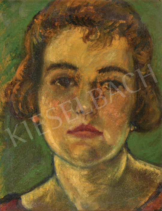  Róna, Klára - Self-Portrait painting