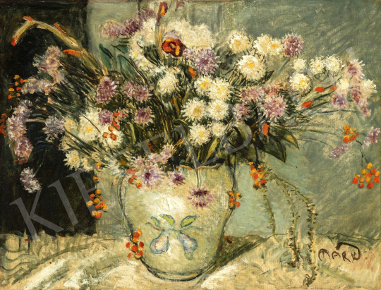 Eladó Márk Lajos - Csokor vázában, 1910 körül festménye