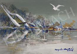 Buzás, András - Riverside with Seagulls 2004  