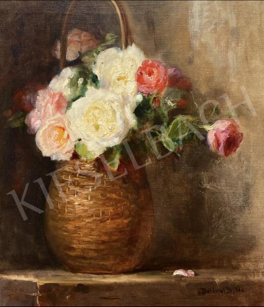  Dolányi Benczúr, Ida - Flower Still Life painting