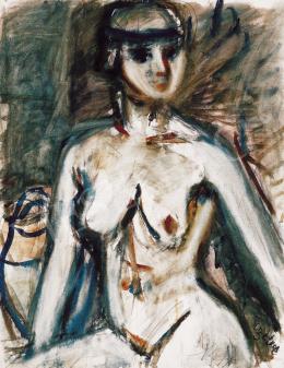  Czóbel, Béla - Woman with Blue Hair-Band 