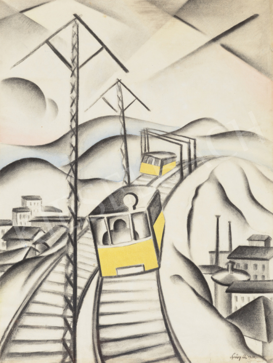  Szücsy, Lili - The Yellow Tram, 1929 | 67th Auction auction / 17 Lot