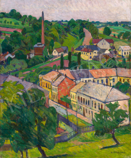 Kosztolányi Kann, Gyula - Townscape, between 1912-1918 | 67th Auction auction / 25 Lot