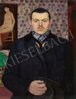 Mikola András - Párizsi önarckép, 1906 