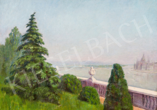  Czölder, Dezső - View from the Garden of Buda Castle, 1930s | 67th Auction auction / 46 Lot