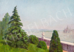  Czölder, Dezső - View from the Garden of Buda Castle, 1930s 