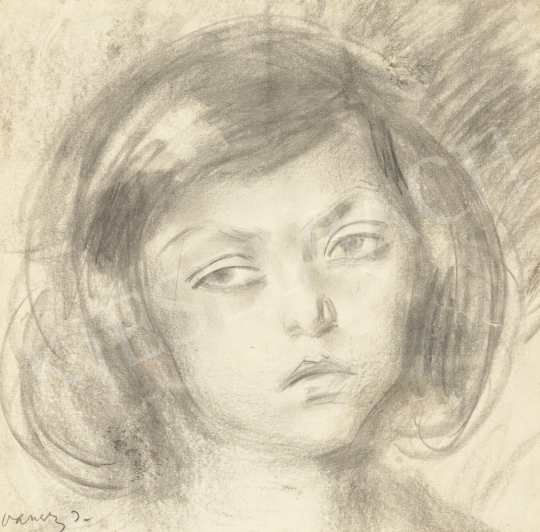  Vaszary, János - Portrait of a Young Girl, c. 1907 | 67th Auction auction / 54 Lot