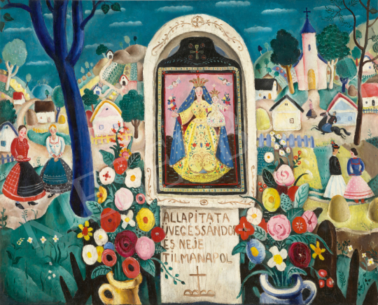 Pekáry, István - Hungarian Village - Tree of Life (Departure to the City), 1931 | 67th Auction auction / 60 Lot