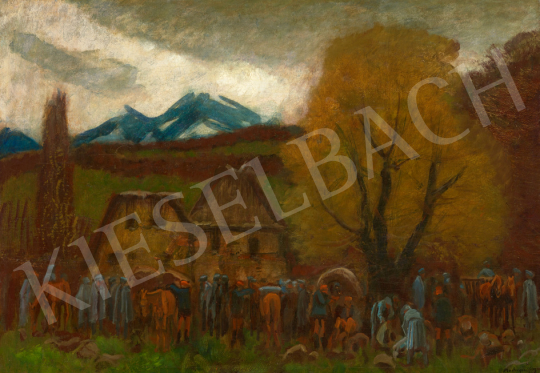  Mednyánszky, László - Resting Soldiers, 1916-1917 | 67th Auction auction / 92 Lot