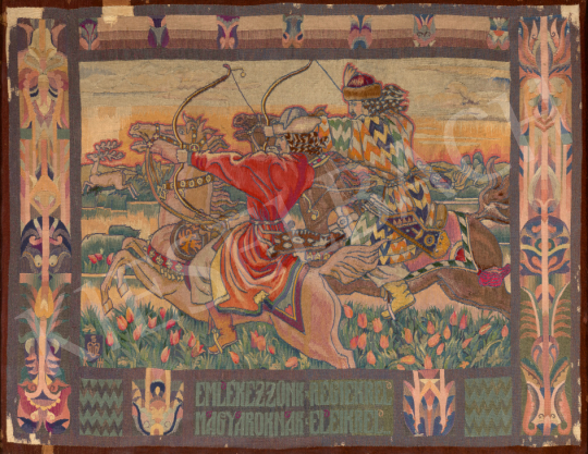Undi Mariska - A csodaszarvas vadászata (Emlékezzünk régiekrel, Magyaroknak eleikrel), 1905 körül | 67. Aukció aukció / 124 tétel