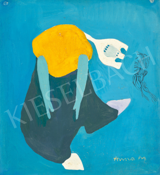  Anna Margit - Táncoló önarckép, 1950-es évek második fele | 67. Aukció aukció / 130 tétel