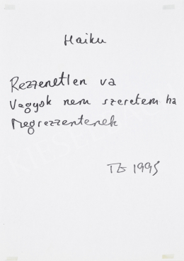  Tandori, Dezső - Picture Poem, 1995 