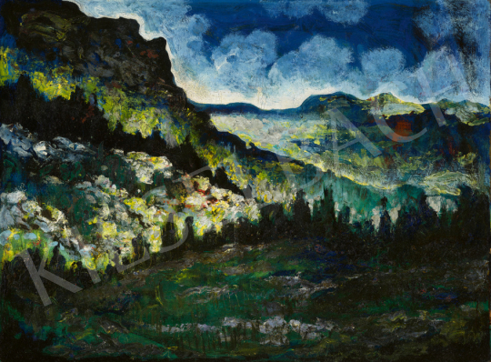  Scheiber, Hugó - Mountain Landscape, late 1910s | 67th Auction auction / 194 Lot