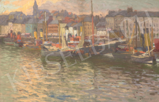  Poll, Hugó - Sailing Yachts in the Harbour | 67th Auction auction / 207 Lot