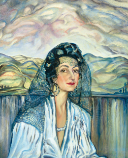  Batthyány, Gyula - Portrait of Leila de Dampierre 