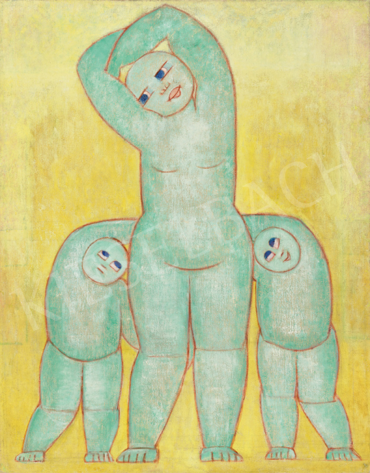 Járitz, Józsa - Gymnasts (Mother with her Children) | 67th Auction auction / 238 Lot