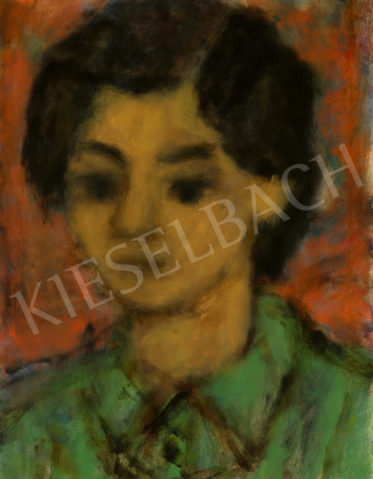  Czóbel, Béla - Little Girl in Green Blouse | 67th Auction auction / 28 Lot