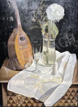  Záborszky, Viola (Fehér Istvánné) - Still Life with Guitar 