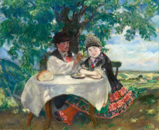  Csók, István - Courtship (Honey-Eaters), 1951 painting