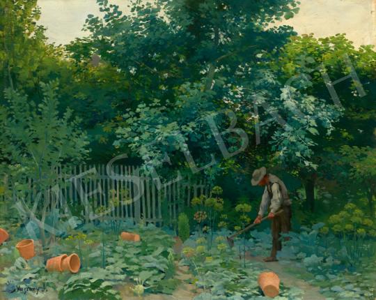 Eladó  Vaszary János - A kertész, 1893 körül festménye