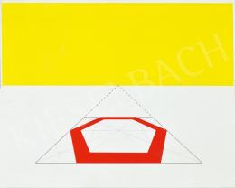  Korniss, Dezső - Construction (Perspective, Reneaissance, Red Hexagon) 