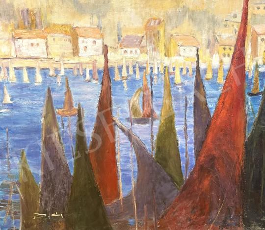 For sale  Bényi, Emese - Sailing Boats (Mediterranean Bay) 's painting