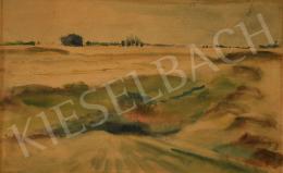 Erdőssy, Béla - Landscape in Great Hungarian Plain, 1950-60's 