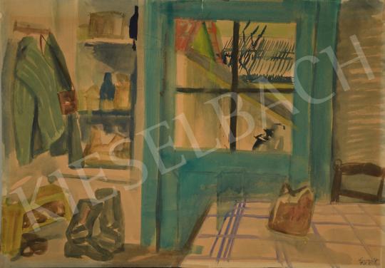 For sale  Szurcsik, János - interior, 1965 's painting