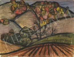  Czinke, Ferenc - Landscape in Zagyva, 1976 