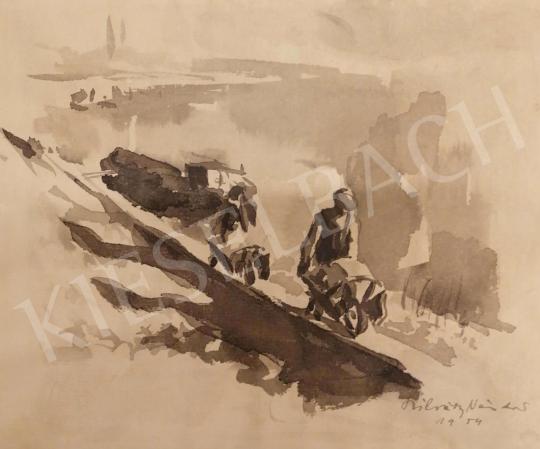 For sale Szilvásy, Nándor - Diggers, 1954 's painting