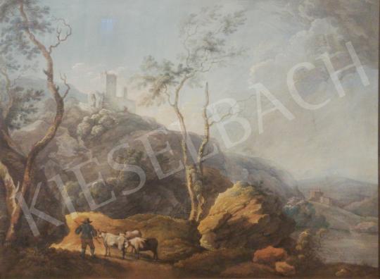 For sale Unknown painter - Landscape with a Castle 's painting